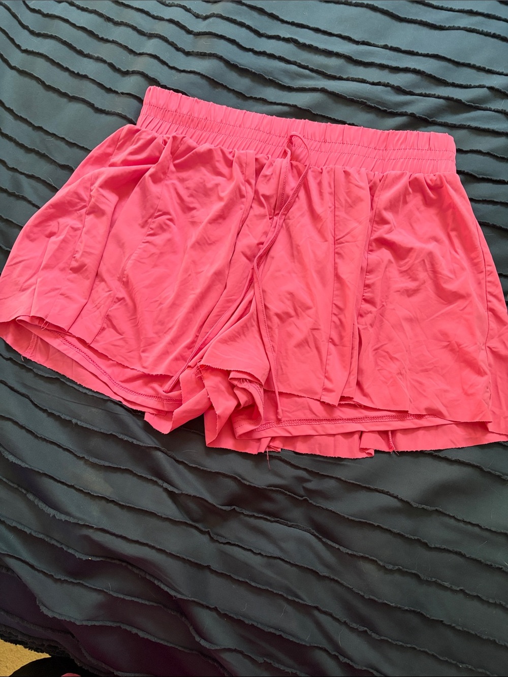 Altar'd State Pink Layered Athletic Shorts